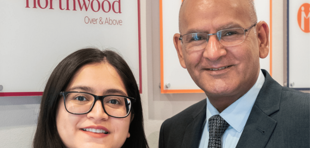 Mahomed Imtayas of Northwood Wolverhampton with his daughter Anjum