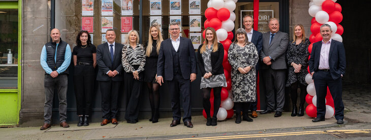 The Belvoir Kirkcaldy team at the office launch party